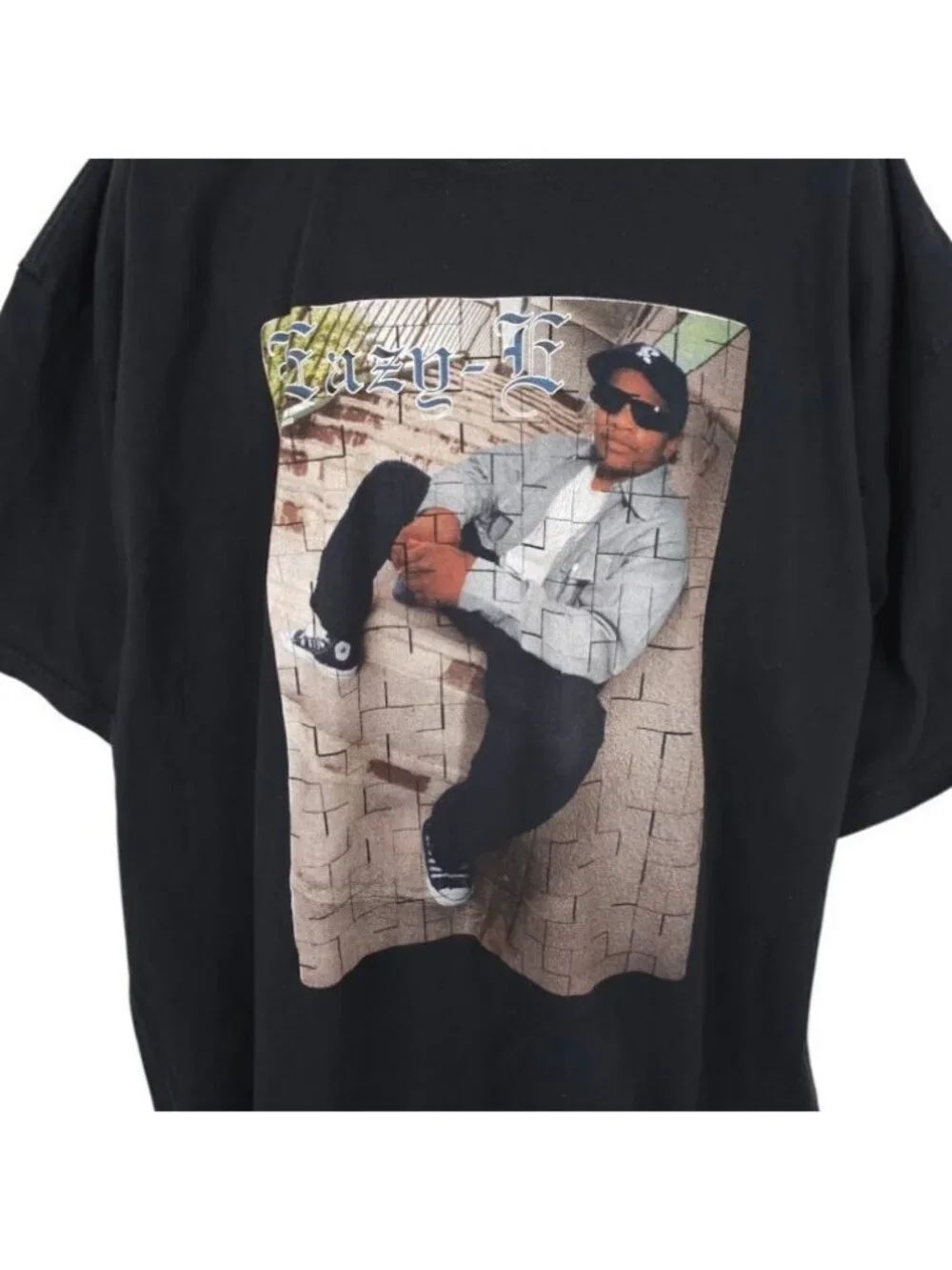 Vintage Eazy E T Shirt Mens Size 4XL Black Y2K 2006 Ruthless Records NWA Rap